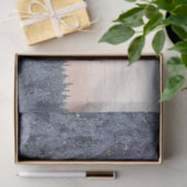Schöne Winterlandschaft als Schnee Seidenpapier (Geschenk)
