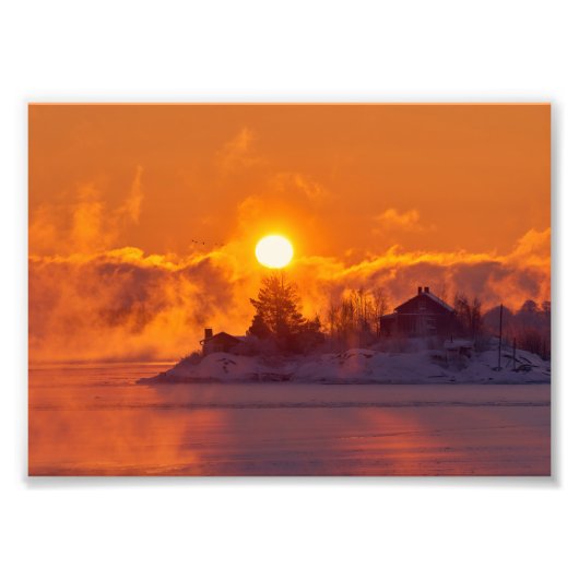 Schöne Winterlandschaft Foto Erweiterung (Vorne)