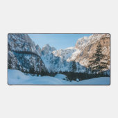 Schöne Winterlandschaft im Tamar-Tal, Slowenien Schreibtischunterlage (Vorderseite)