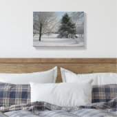 Schöne Winterlandschaft Leinwanddruck (Insitu (Schlafzimmer))