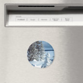 Schöne Winterlandschaft Magnet (In Situ (Geschirrspüler))