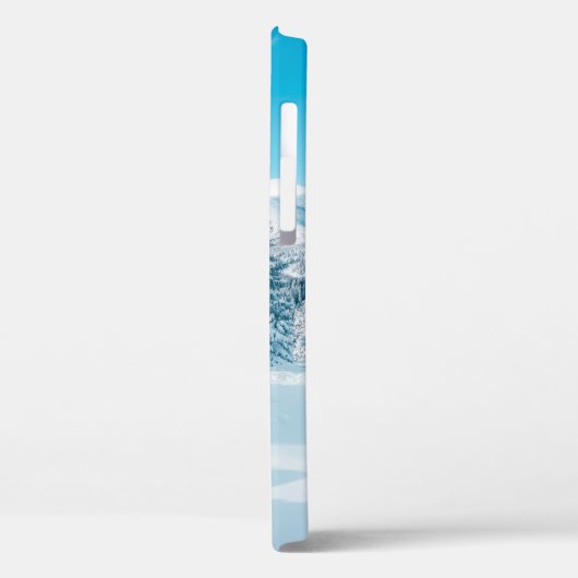 Schöne Winterlandschaft, phantastische Berge Case-Mate iPhone Hülle (Rückseite / Links)