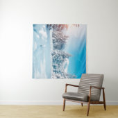 Schöne Winterlandschaft, phantastische Berge Wandteppich (Beispiel (Horizontal))