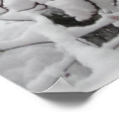 Schöne Winterlandschaft Poster (Ecke)