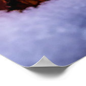 Schöne Winterlandschaft Poster (Ecke)