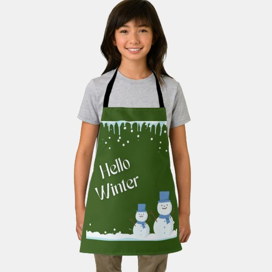 schöne Winterwelt Schürze (Insitu)