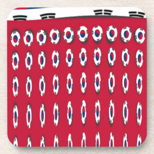 Schöne, winzig kleine koreanische Fahne entwerfen  Untersetzer