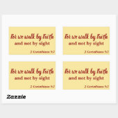 Schöne Wir glauben nicht von Sight Rechteckiger Aufkleber (Blatt)