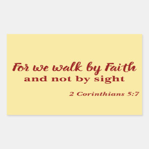 Schöne Wir glauben nicht von Sight Rechteckiger Aufkleber