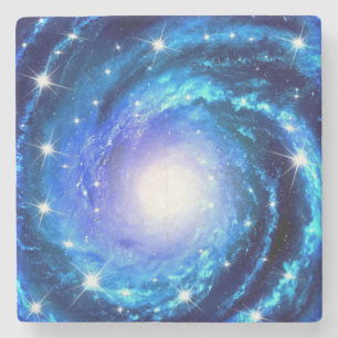Schöne, wirbelnde Galaxie der Sterne Steinuntersetzer