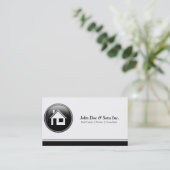 Schöne wirkliche Anwesen-Vermittlerikone Visitenkarte (Stehend Vorderseite)