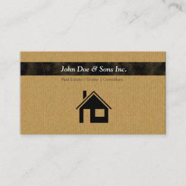 Schöne wirkliche Anwesen-Vermittlerikone Visitenkarte