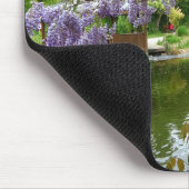 Schöne Wisteria Blume Mousepad (Ecke)