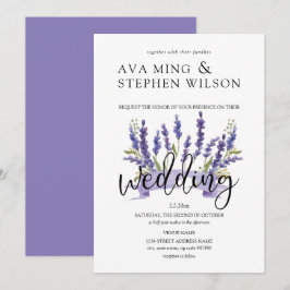 Schöne Wisteria Einladung