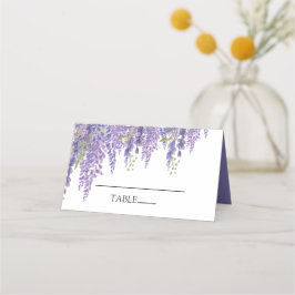 Schöne Wisteria minimalistisch Platzkarte
