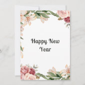 Schöne Wohnung in Aquarellfarben Neujahr Karte (Vorderseite)