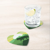 Schöne Wolfszene Untersetzer (Vor Ort)