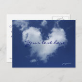 schöne Wolke Ankündigungspostkarte (Vorne/Hinten)
