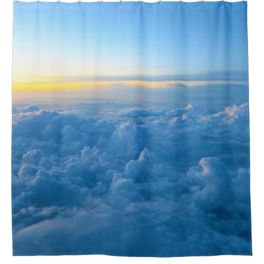 Schöne Wolke Duschvorhang (Vorderseite)