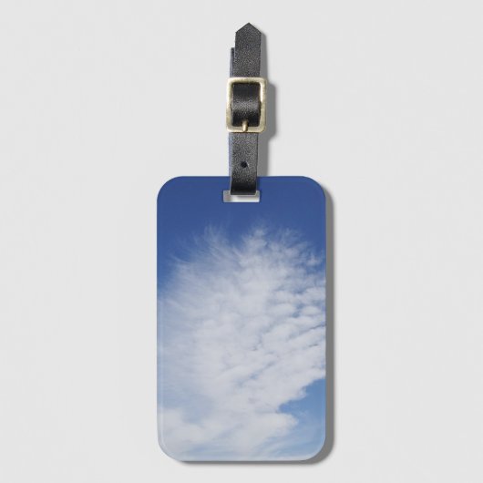 Schöne Wolke Gepäckanhänger (Vorderseite Vertikal)