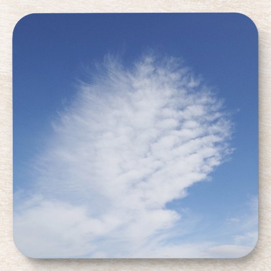 Schöne Wolke Getränkeuntersetzer (Vorderseite)