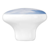 Schöne Wolke Keramikknauf (Seitenansicht)