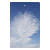Schöne Wolke Mini Klemmbrett (Rückseite)