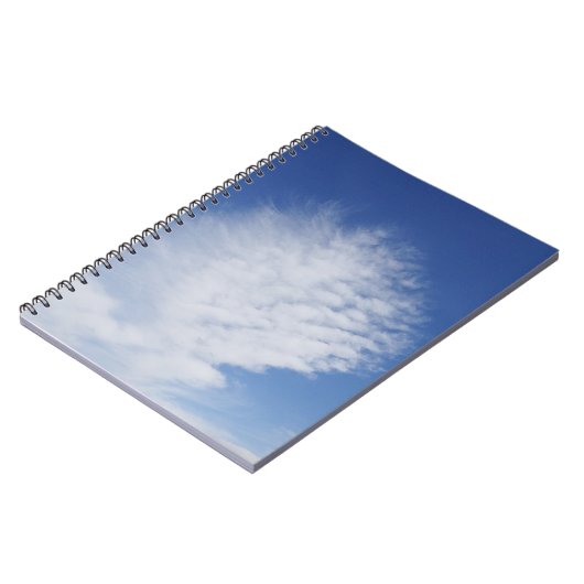 Schöne Wolke Notizblock (Linke Seite)