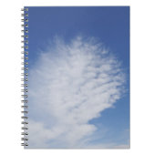 Schöne Wolke Notizblock (Vorderseite)