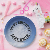 Schöne Wolke Pappteller (Party)