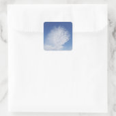 Schöne Wolke Quadratischer Aufkleber (Tasche)