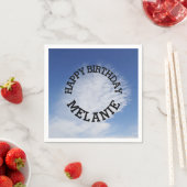 Schöne Wolke Serviette (Beispiel)