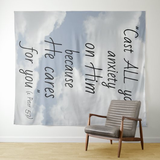 Schöne Wolken entwerfen christliches Thema Wandteppich (Beispiel (Horizontal))