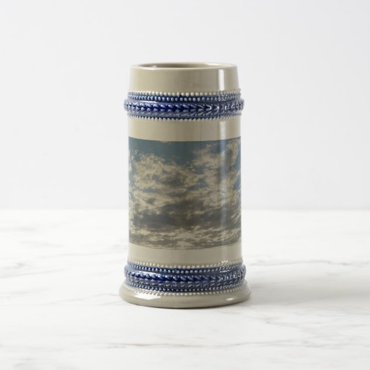 Schöne Wolken Grau / Blau 22 oz Stein Bierglas (Mittel)