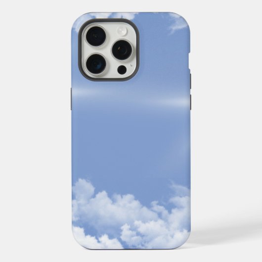 schöne Wolken iPhone Hülle (Rückseite)
