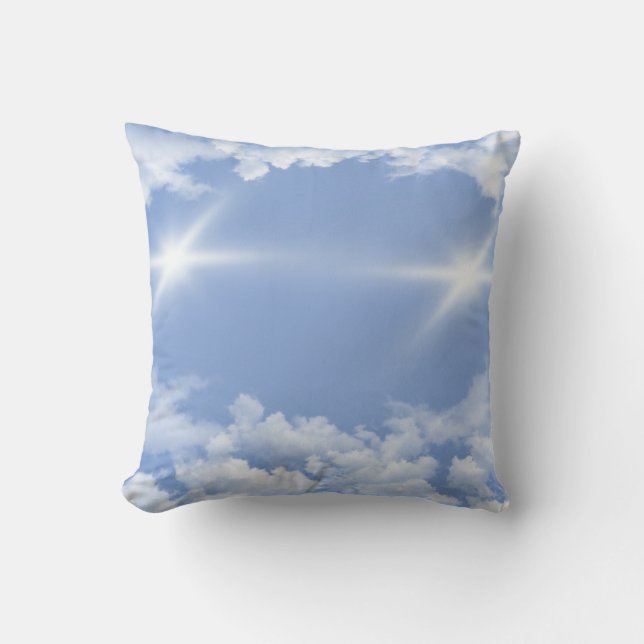 schöne Wolken Kissen (Vorderseite)