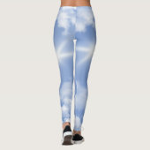schöne Wolken Leggings (Rückseite)