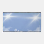 schöne Wolken Schreibtischunterlage (Vorderseite)