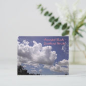 Schöne Wolken SW Florida Postcard Postkarte (Stehend Vorderseite)