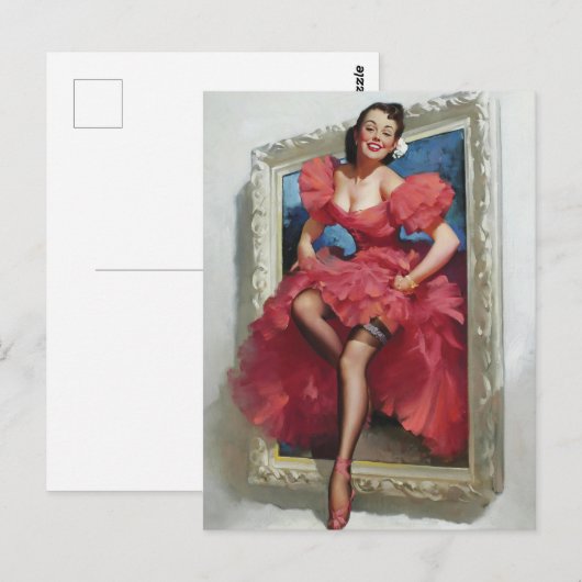 Schöne Wonen aus dem Button raus Postkarte (Vorne/Hinten)