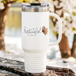 Schöne Word-Blume Notebook | Die Aufkleber