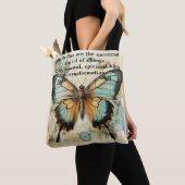 Schöne Worte über Schmetterlinge Tasche (Von Nahem)