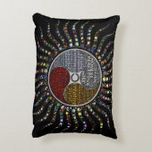 Schöne Worte und Mandala Kissen (Rückseite(Vertikal))