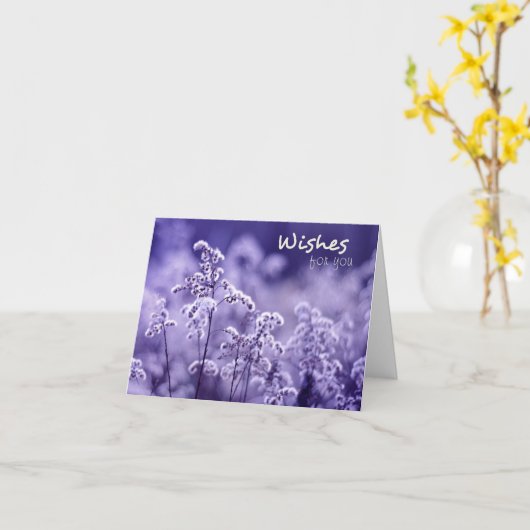 Schöne Wünsche Geburtskarte Karte (Gelbe Blume)