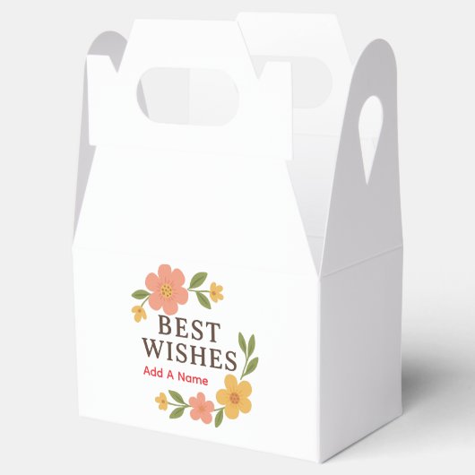 Schöne-Wünsche-Geschenkbox Geschenkschachtel (Geöffnet)