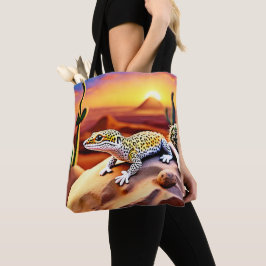 Schöne Wüstenleopard Gecko Design Tasche