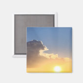 Schöne Wüstensonne Magnet (Vorderseite/Rückseite)