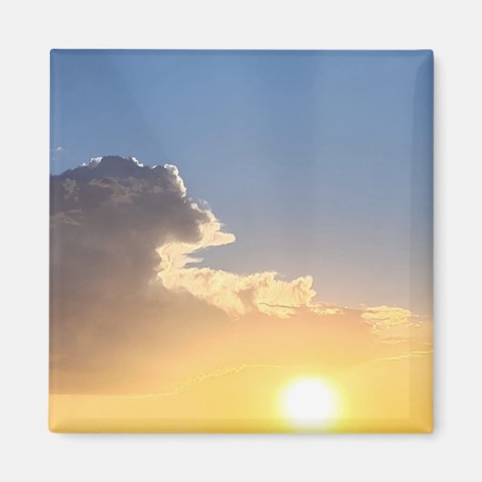 Schöne Wüstensonne Magnet (Vorne)