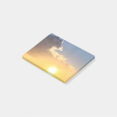 Schöne Wüstensonne Post-it Klebezettel (angewinkelt)