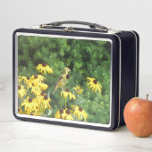 Schöne Yellow Bird Metal Lunch Box (Beispiel)